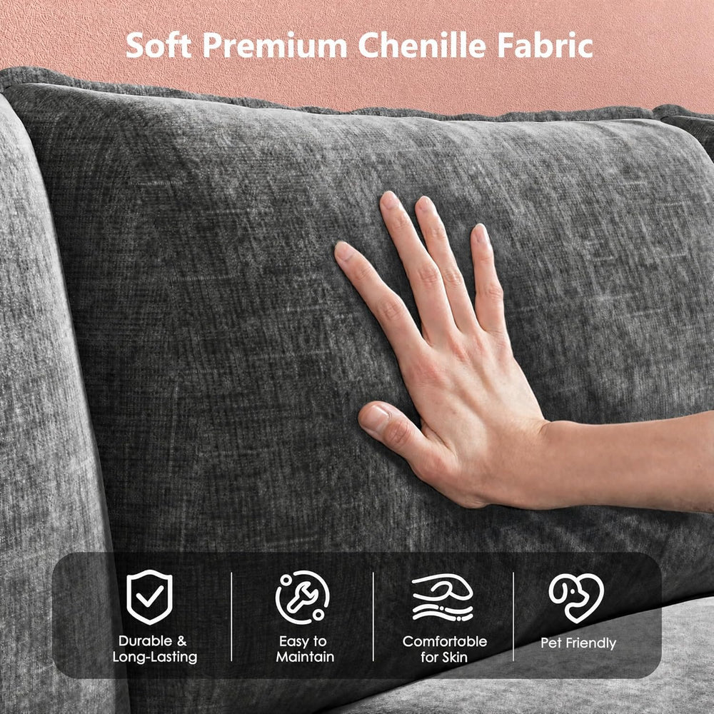 Marsail Modular Sectional Sofa 110.6" U-Shaped Modern Comfy Cloud Couch,...