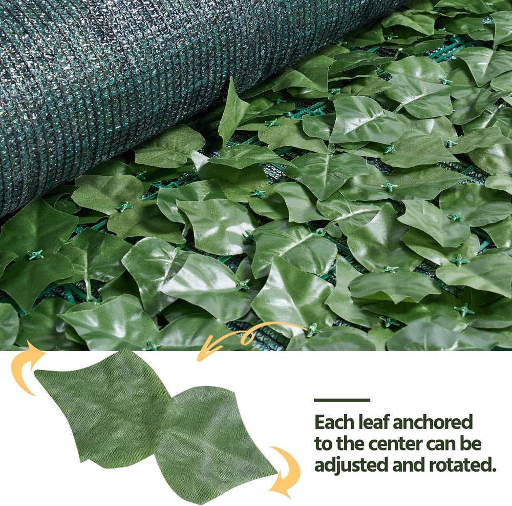 Yaheetech Artificial Ivy Privacy Fence Screen with Mesh-Backed Panels,1PCS