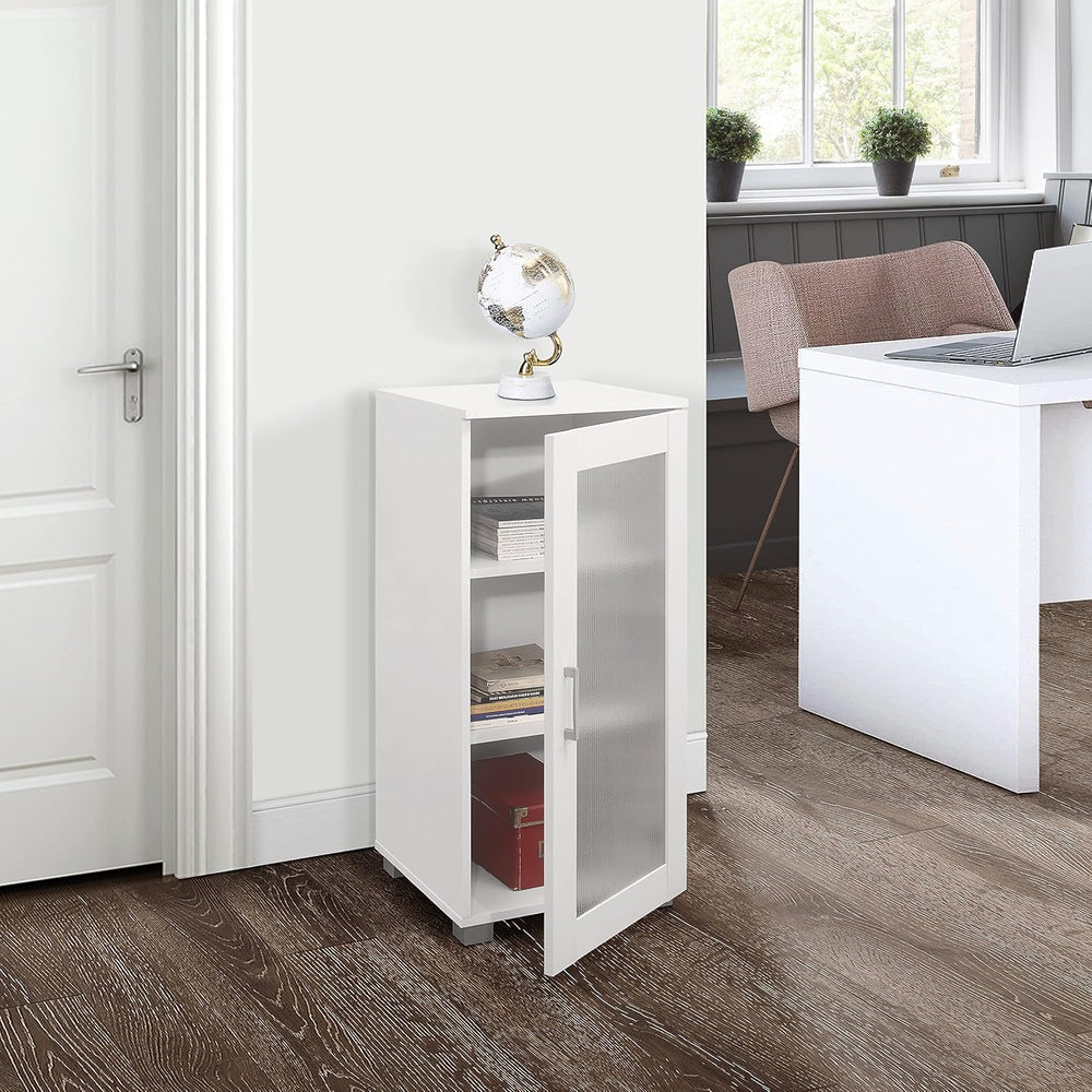 Kings Brand Furniture - Accent Buffet Storage Cabinet with Glass Door for Liv...