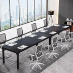 Tribesigns 6.5FT Conference Table, 78.7 Inche Rectangle Meeting Seminar Table, Large Business Tables for 6-8 People (Only Table)