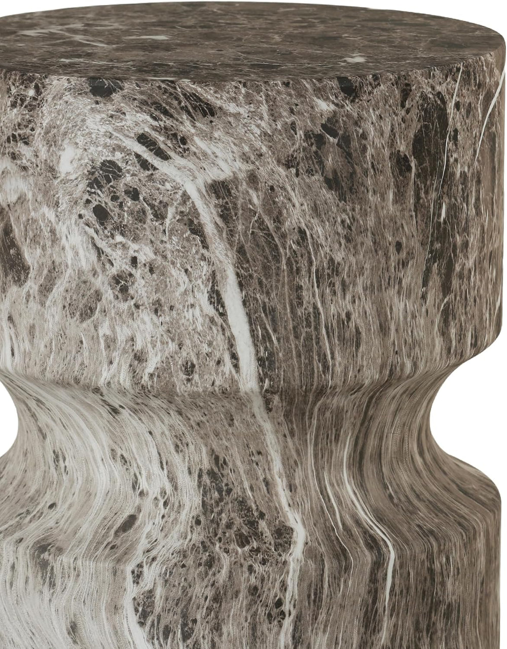 Modern End Table Cylindrical Side Table for Living Room,Farmhouse Nightstand ...