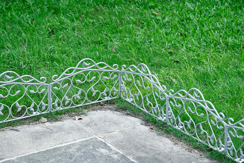 Evelyne Decorative Garden Border Plastic Edging – PP Plastic, Short Metal-Fre...