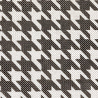 Household Essentials Fabric Storage Bins 6 Piece Set, Houndstooth White and Black (Pack of 6)