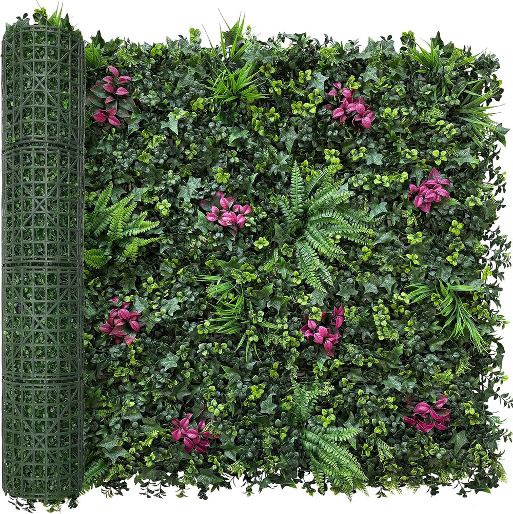 40x120 in (33.5 Sqft) Artificial Hedge Vine Roll Greenery Backdrop