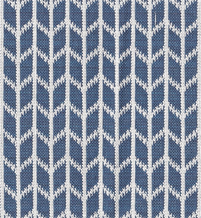 HomePop Classic Parsons Dining Chair - Blue Geometric (Set of 2)