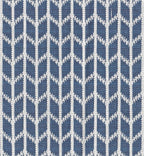 HomePop Classic Parsons Dining Chair - Blue Geometric (Set of 2)