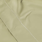 LANE LINEN Queen White Pillow Cases Set of 2, 100% Egyptian Cotton Cases, Sateen, White- Perfect for Home, Hotels & Hospital Use, Standard Size - Seafoam