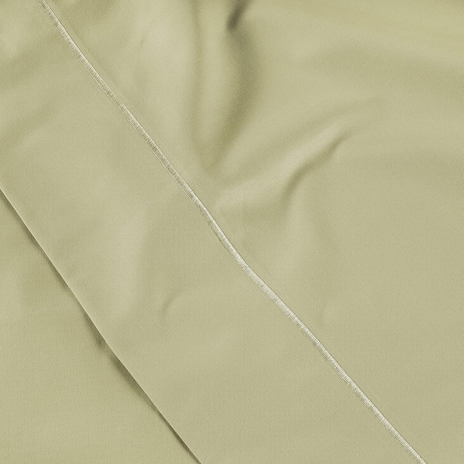 Pillow Case Covers King, Set of 2, 100% Egyptian Cotton Sateen, Soft Cool & Smooth 1000 Thread Count Pillow Cases - Seafoam