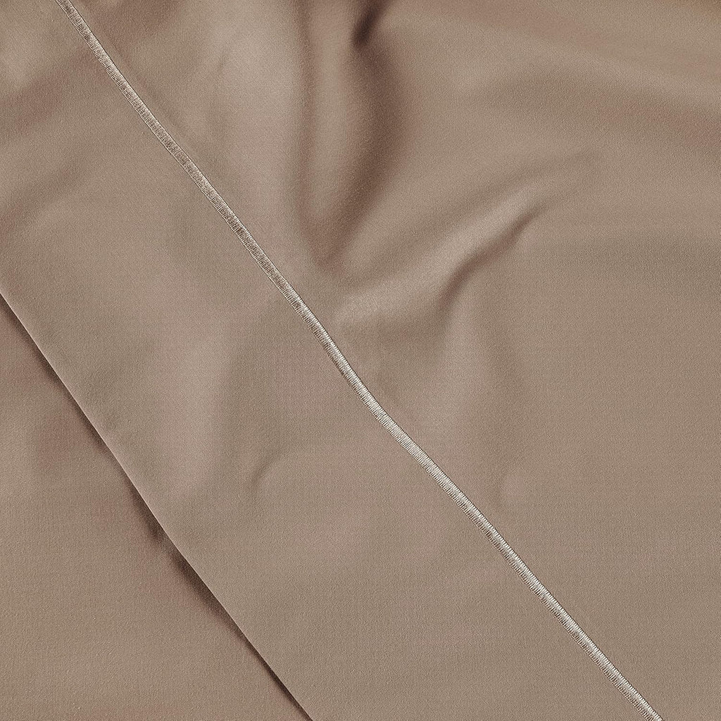 LANE LINEN Pillows Standard Size Set of 2, Soft 100% Egyptian Cotton Sateen, 1000 Thread Count, Cool & Smooth Pillowcases Queen - Taupe