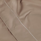 LANE LINEN Pillows Standard Size Set of 2, Soft 100% Egyptian Cotton Sateen, 1000 Thread Count, Cool & Smooth Pillowcases Queen - Taupe