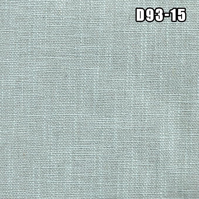 East West Furniture X097LA015-7 7 Piece Modern Dining Table Set Consist of a Rectangle Wooden Table with X-Legs and 6 Baby Blue Linen Fabric Upholstered Chairs, 40x72 Inch, Multi-Color