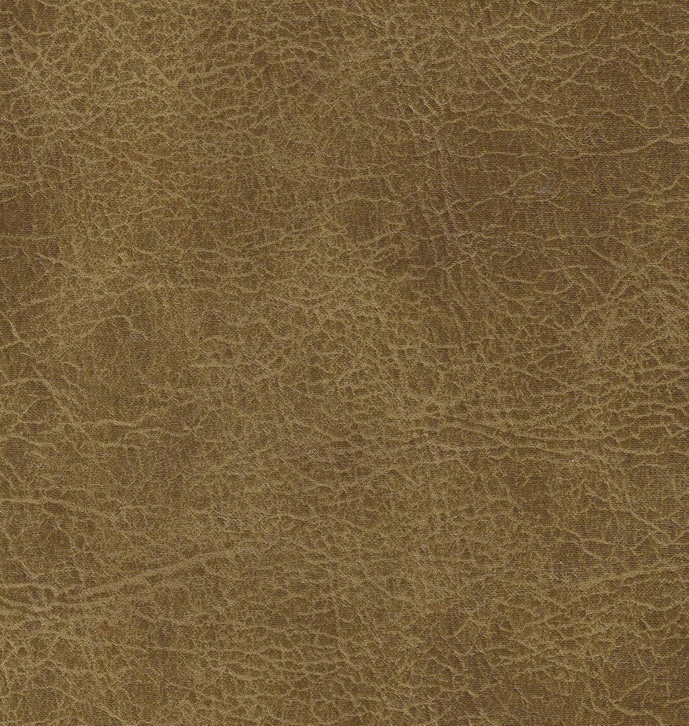 HomePop Tufted Decorative Bench, Light Brown Leather Large