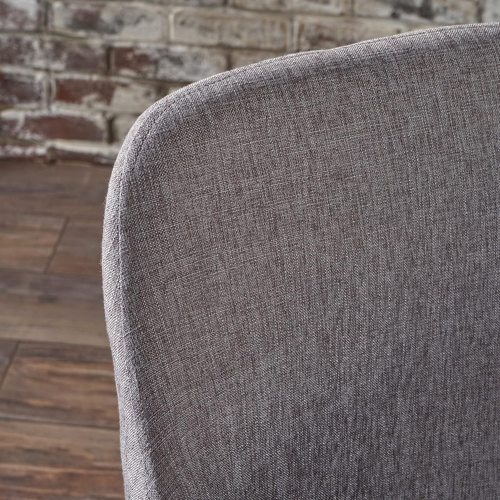 Christopher Knight Home Zeila Mid-Century Modern Fabric Dining Chair with Woo...