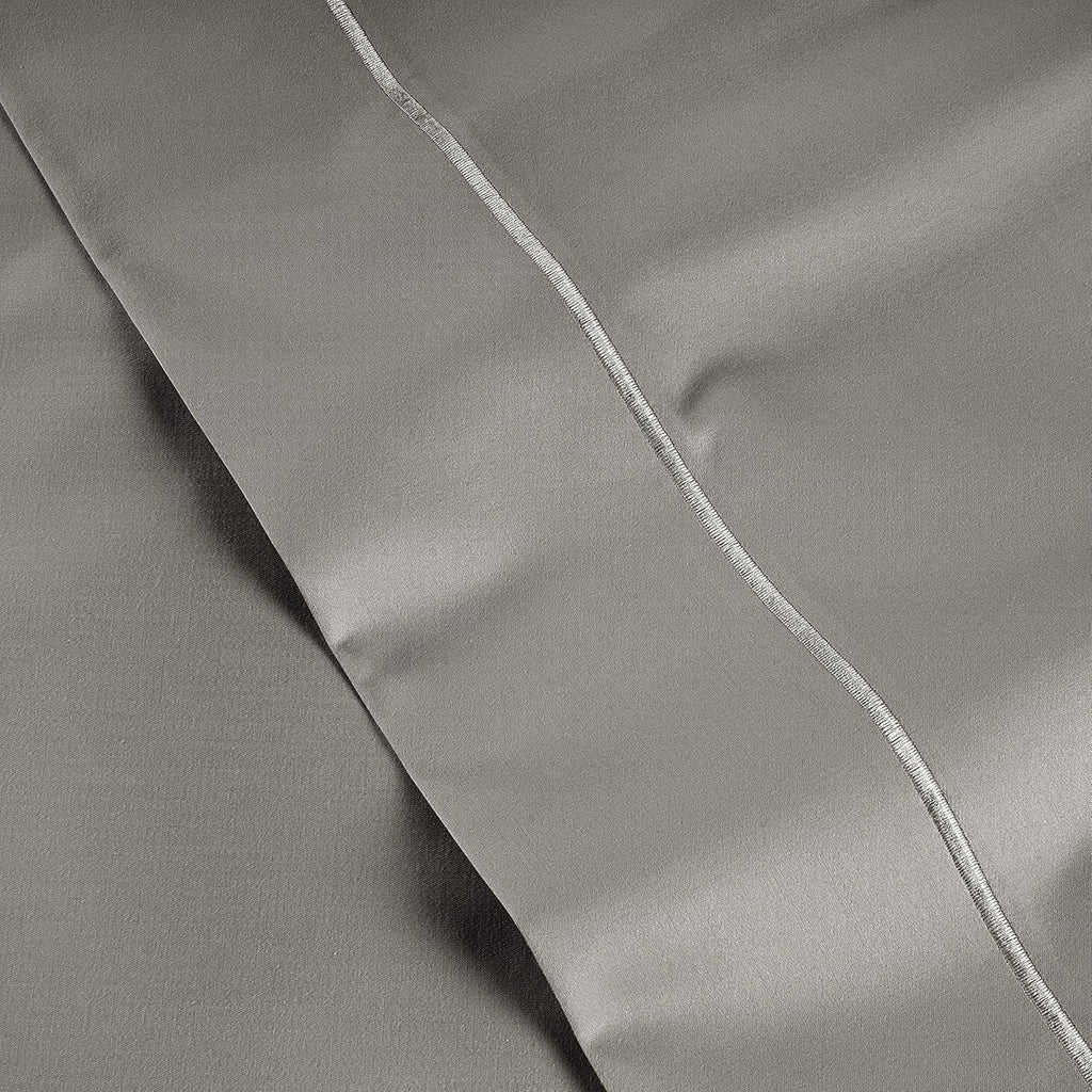 LANE LINEN Soft Pillow Covers King Size 100% Egyptian Cotton Set of 2 Cool & Smooth 1000 Thread Count Sateen Cases - Charcoal
