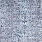 HomePop 60" Modern Storage Bench with Wood Legs - Blue Gray Woven Fabric