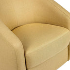 babyletto Madison Swivel Glider in Performance Dijon Eco-Twill, Water Repellent & Stain Resistant, Greenguard Gold and CertiPUR-US Certified