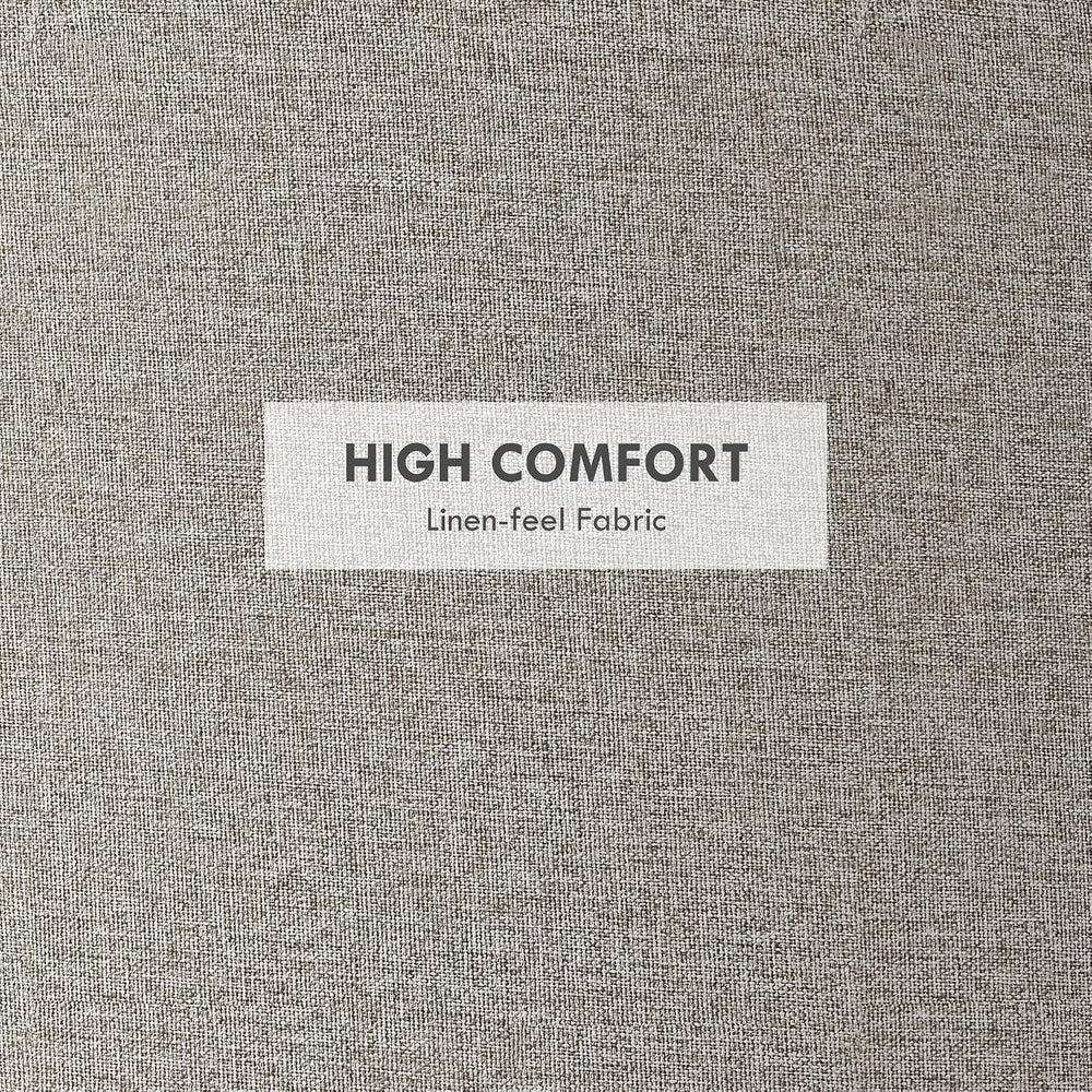 HOMCOM Round Storage Ottoman with Flip Top Tray, Footstool, Light Gray | Upho...