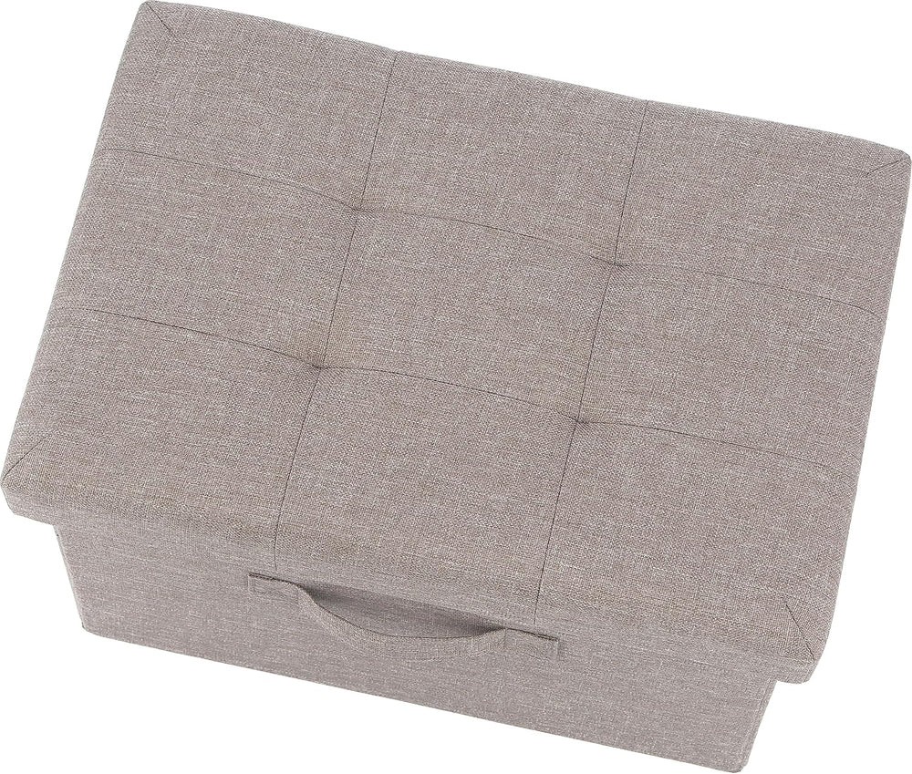 Fuji Boeki 86142 Hunt Folding Storage Stool, Width 15.0 inches (38 cm), Light...