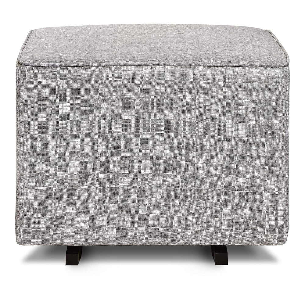 DaVinci Universal Gliding Ottoman in Misty Grey, Greenguard Gold & CertiP...