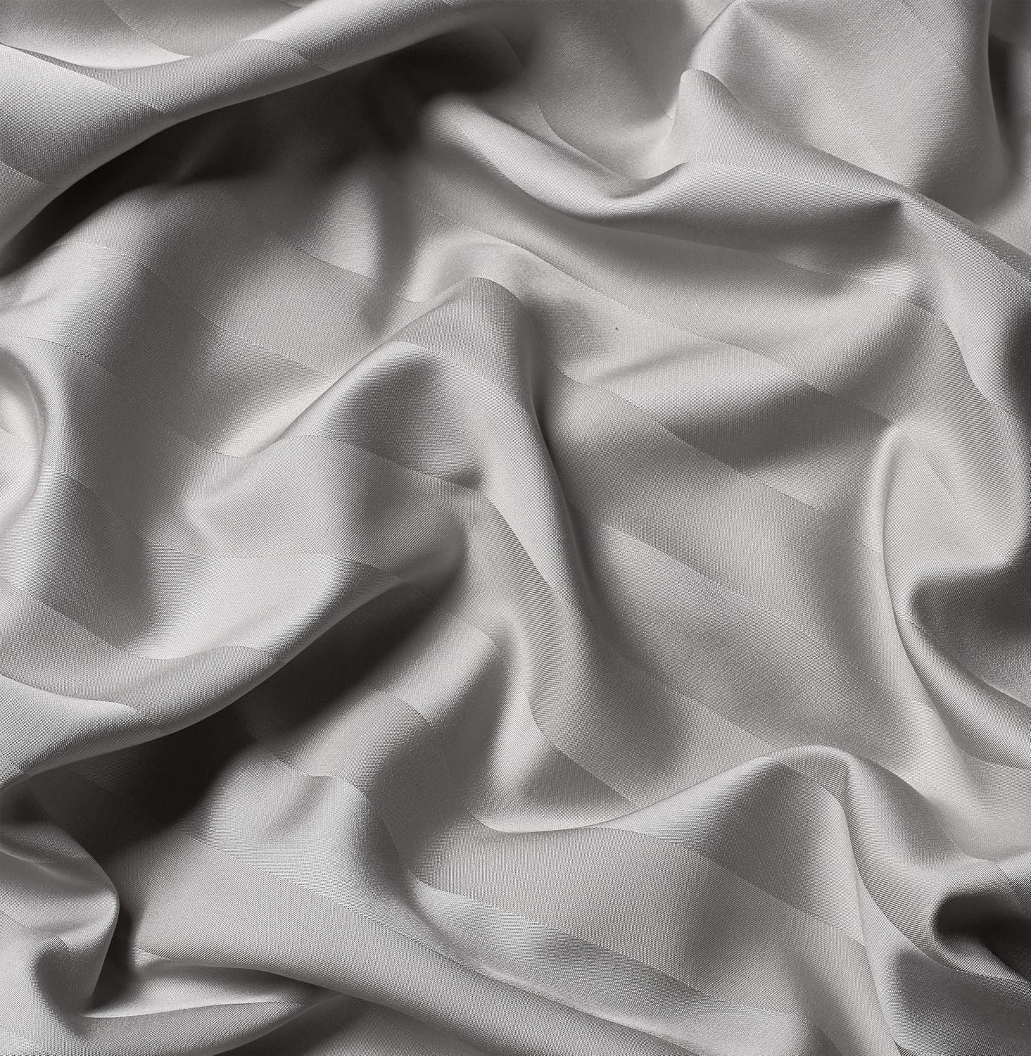 Queen Pillowcases by Pure Bamboo, Genuine 100% Organic Viscose Derived from Bamboo, Luxuriously Soft & Cooling, Double Stitching, Envelope Closure (2 Queen Pillowcases, Jacquard Silver)