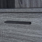 Merax Sideboard Buffet Accent Storage Cabinet with Two Drawers for Living Room, Entryway, Kitchen or Hallway, Grey