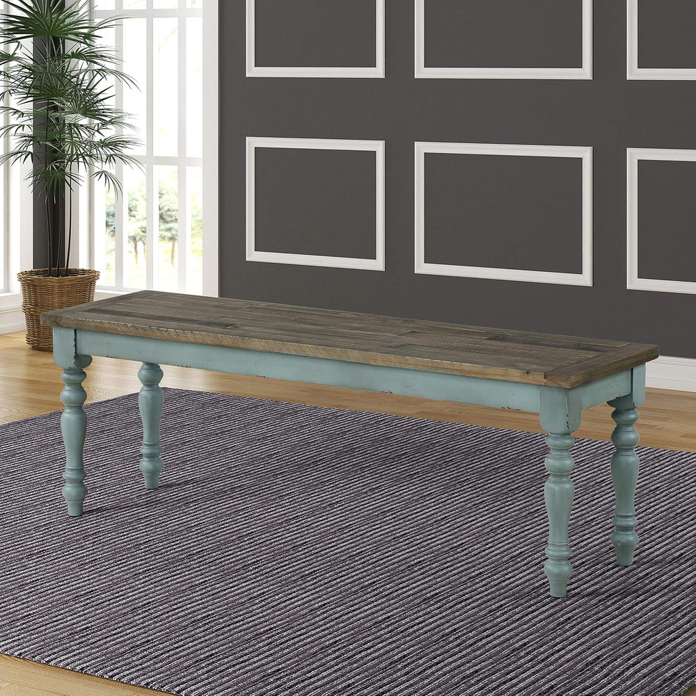 Roundhill Furniture Prato 6-Piece Dining Set, Dining Table with 4 Cross Back ...