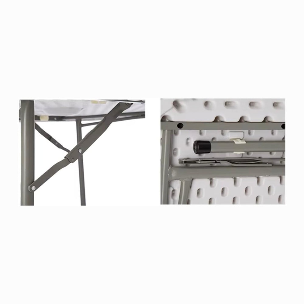 (10 Pack) 72 Inch Round Folding Table – Durable Plastic, Commercial Strength ...