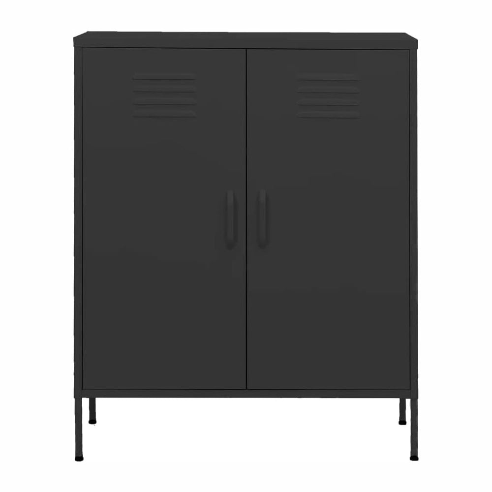13.8x31.5x40 Steel Storage Cabinet, 2 Adjustable Shelves, Levelers, Matte, Ta...