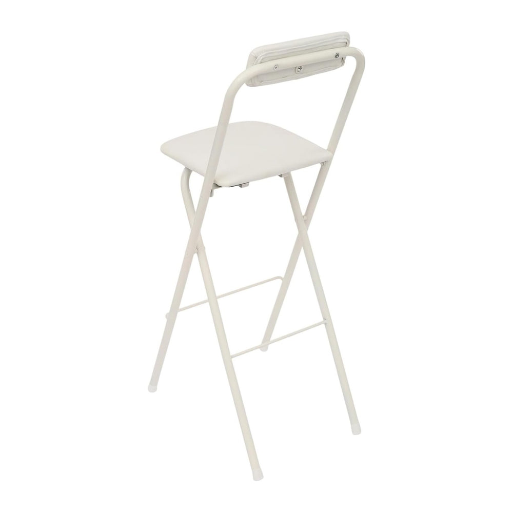 29.5" Bar Height Folding Stools Set of 2, Heavy Duty 275lb Capacity Fold...