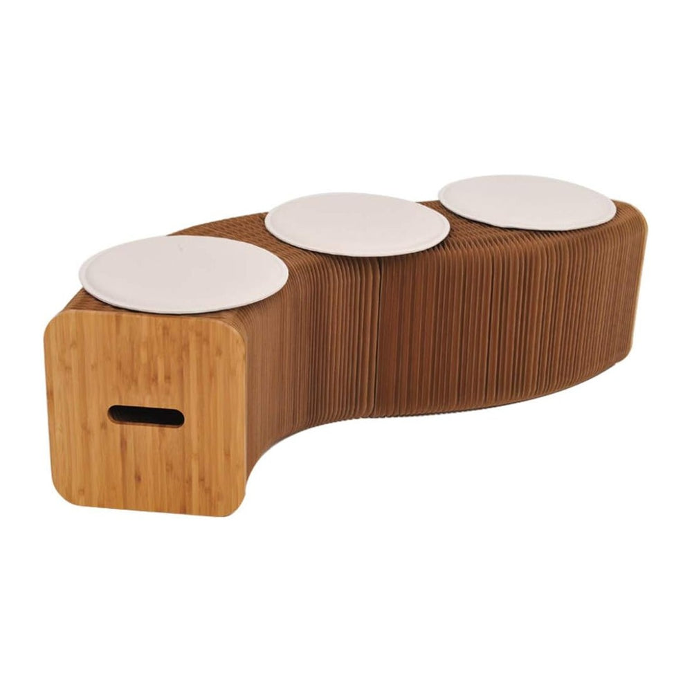 Accordion Paper Folding Sofa Chair,Versatile,Can Be Used As A Coffee Table,Sh...