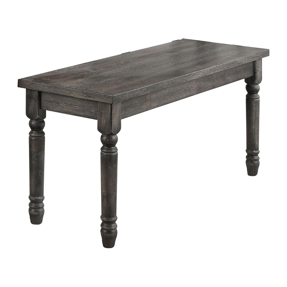 ACME Furniture Wallace Weathered Blue Washed Bench