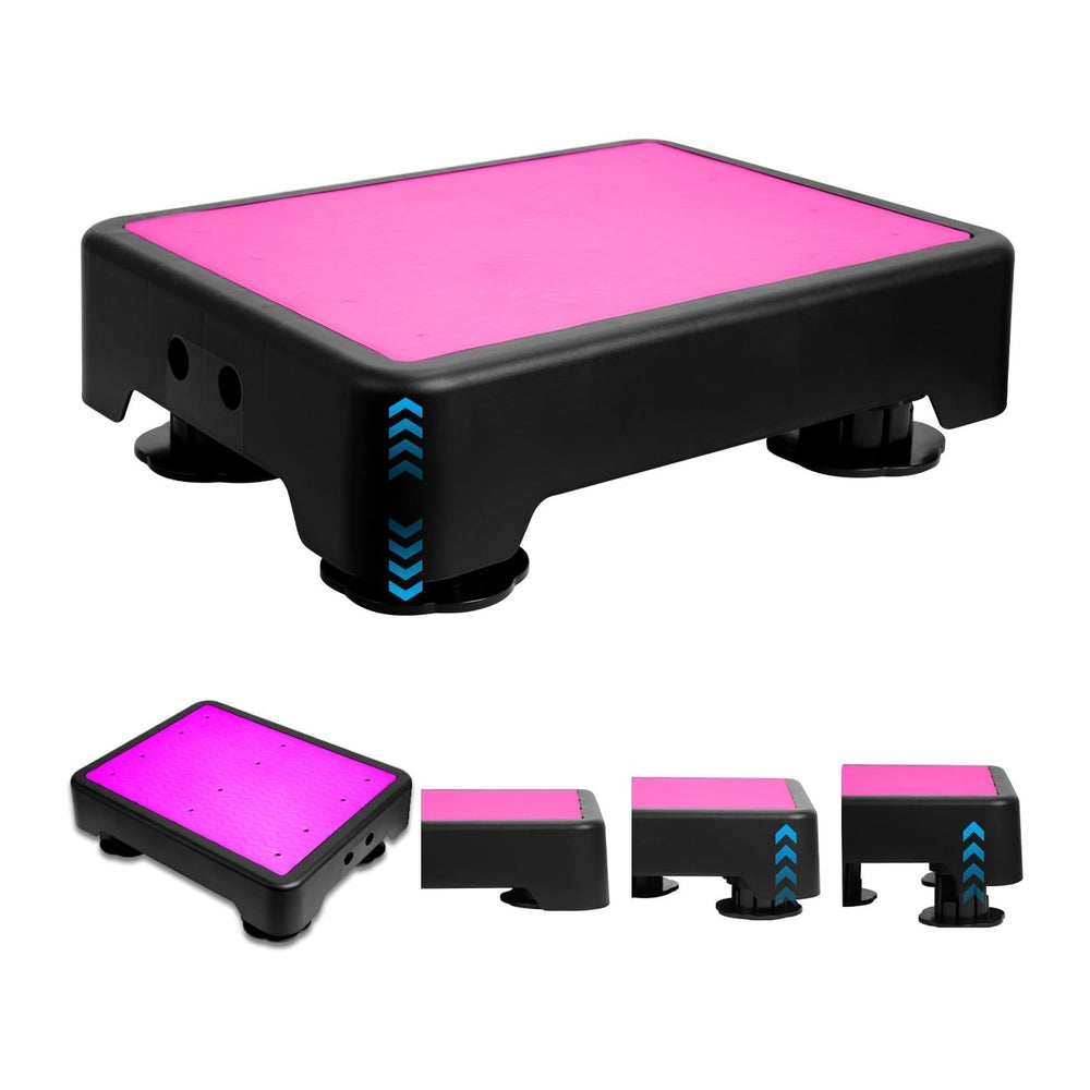 Adjustable Step Stool for Adults, 660 LBS Capacity,Noctilucent Bed Step Stool...