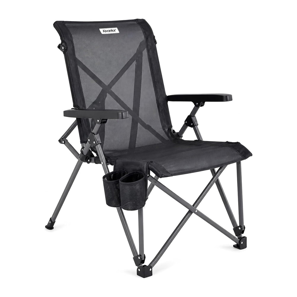 Alvantor® Camping Chair, Full Mesh Folding Beach Chair Breathable High Back P...