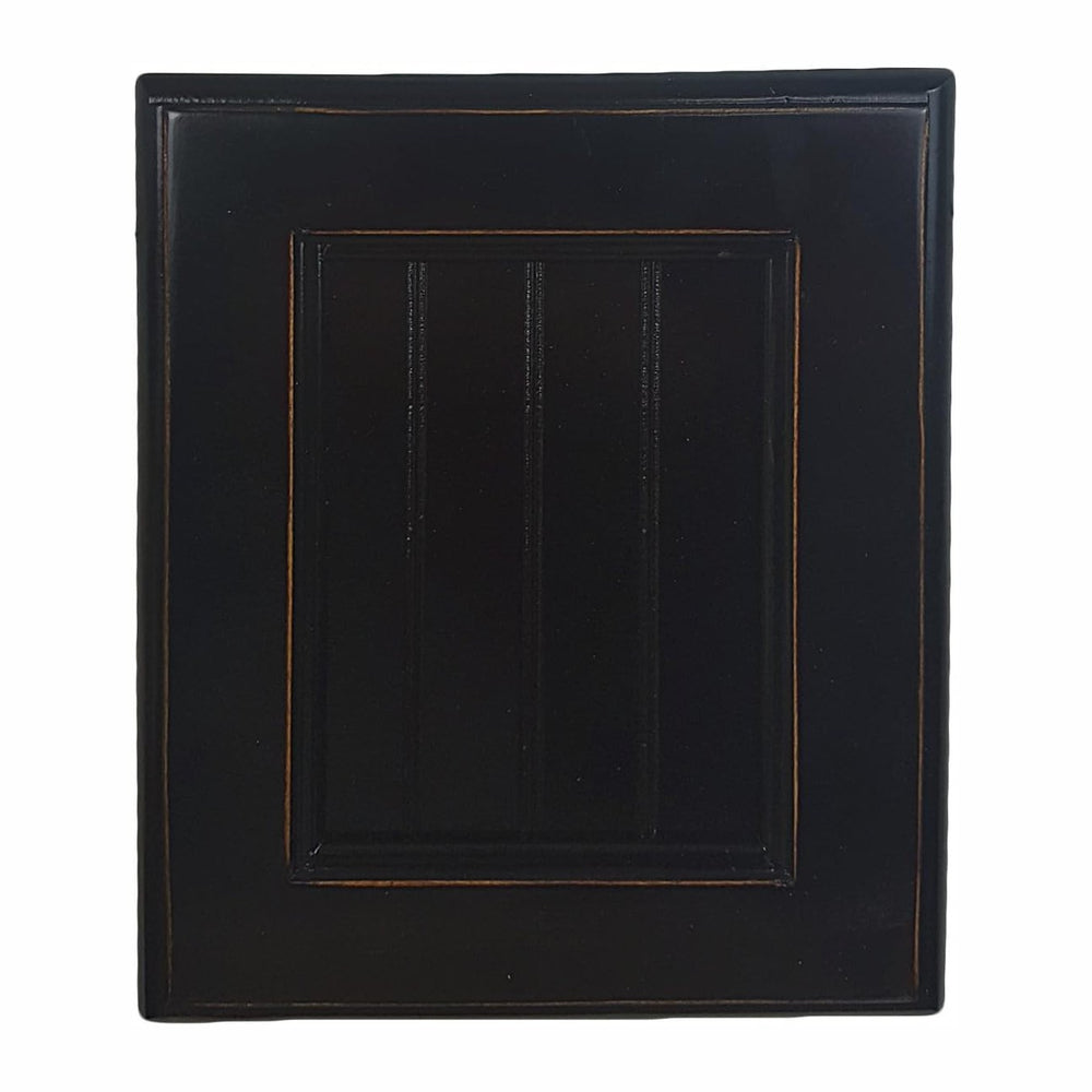 American Heartland Poplar Single Door Pantry, Antique Black