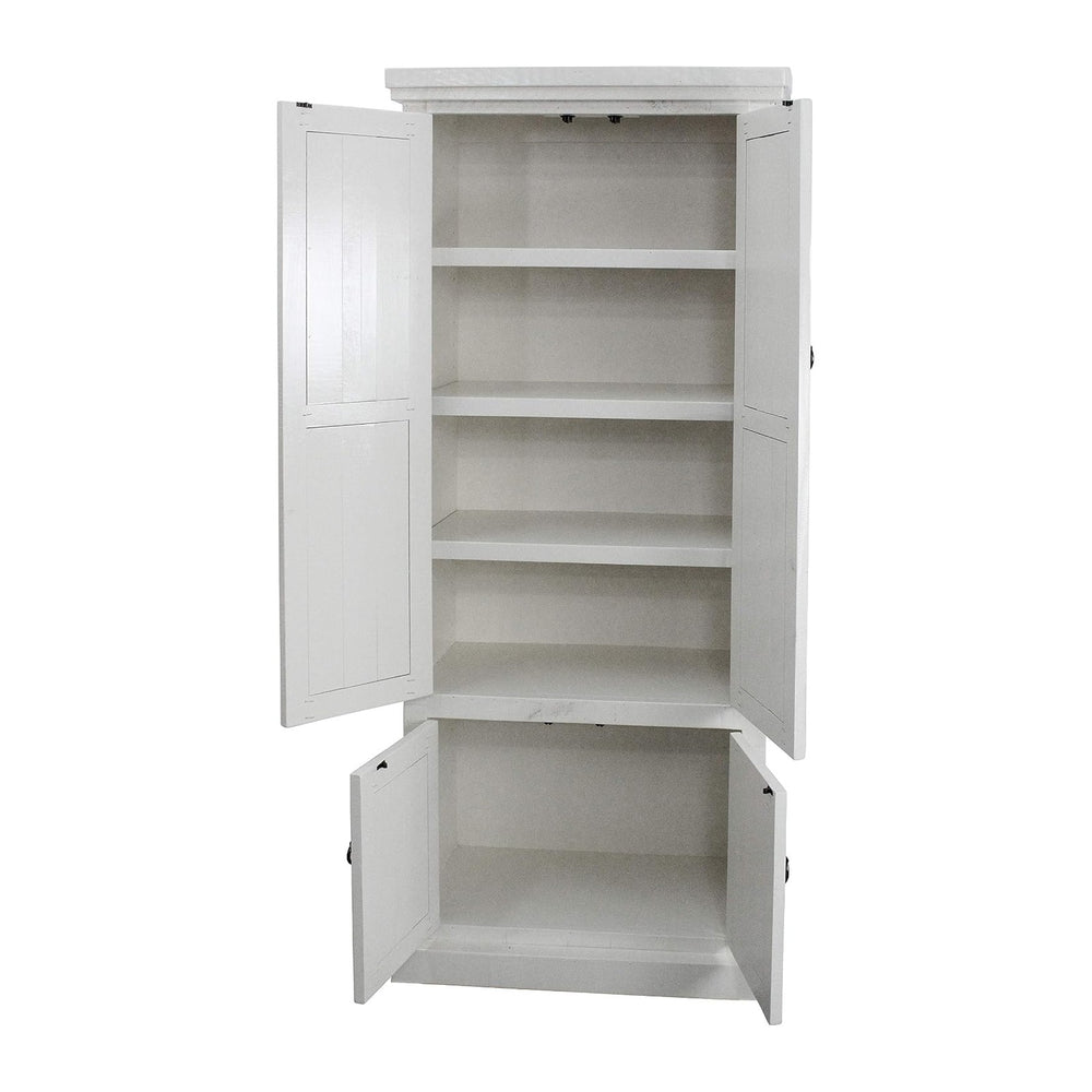American Heartland Rustic Double Door Pantry, Bright White