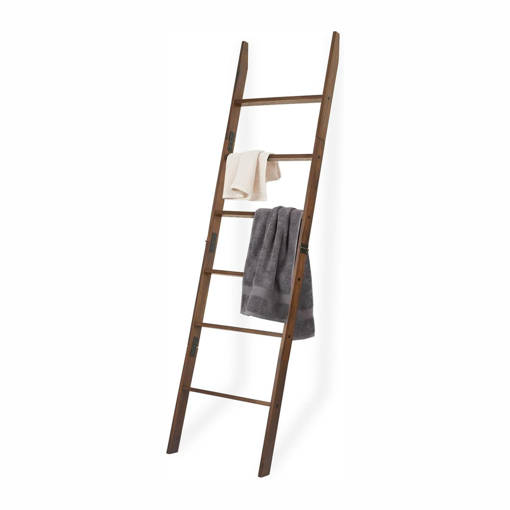 AVLORA Design 6-Tier Blanket Ladder Rack 66.5" H x 18" W - Espresso...