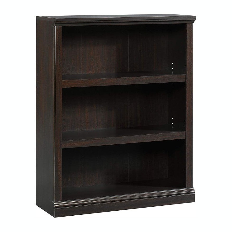 Sauder Miscellaneous Storage 3-Shelf Bookcase/ Book shelf, Jamocha Wood finish