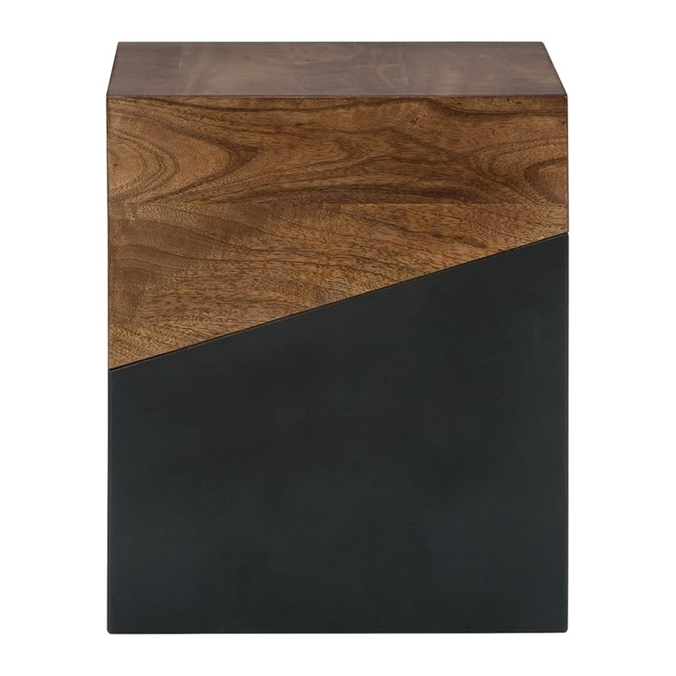 Signature Design by Ashley Trailbend Eclectic Accent End Table, Brown & G...