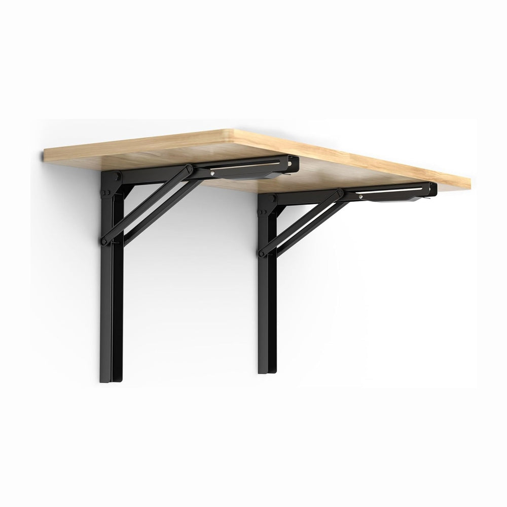 Ultrawall Wall Mounted Folding Workbench, Heavy Duty Foldable Work Table, Col...