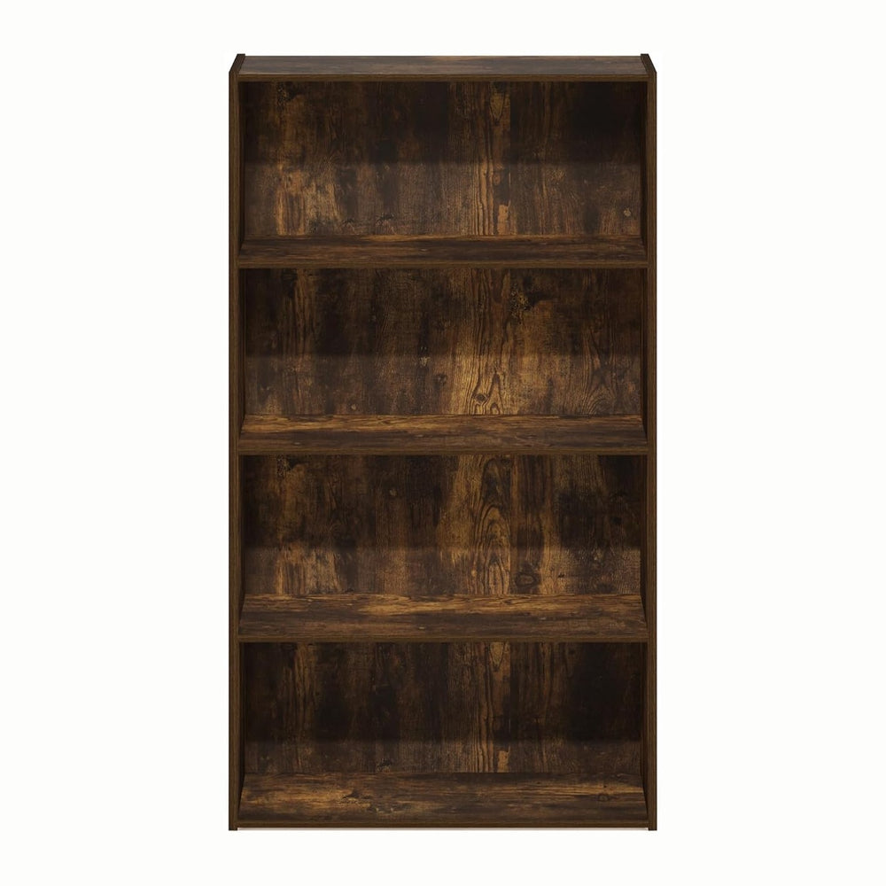 Furinno Pasir 4 Tier Open Shelf, Amber Pine