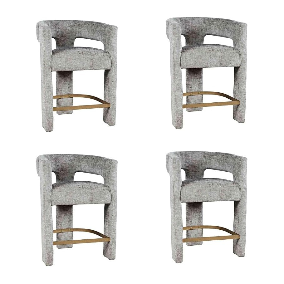 Jofran Upholstered Counter Stool with Arms – Versatile Barstools – Stylish Se...