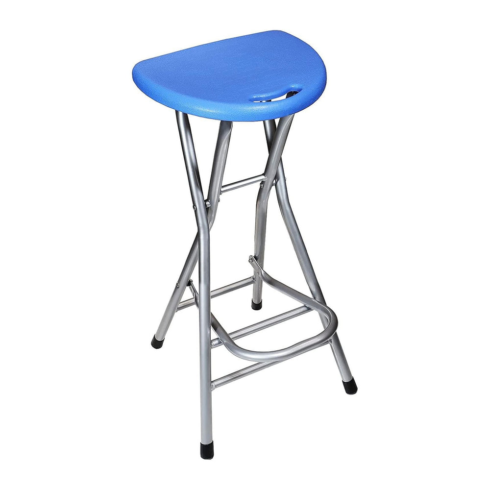 Be&xn Folding Bar Stool, Tall Collapsible Stool Counter Height Folding St...