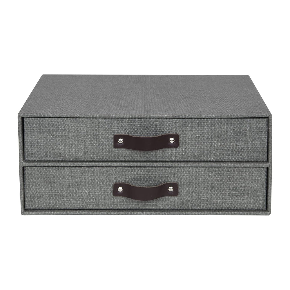 Bigso Box of Sweden Mini Desk Chest of Drawers for Documents and Office Suppl...