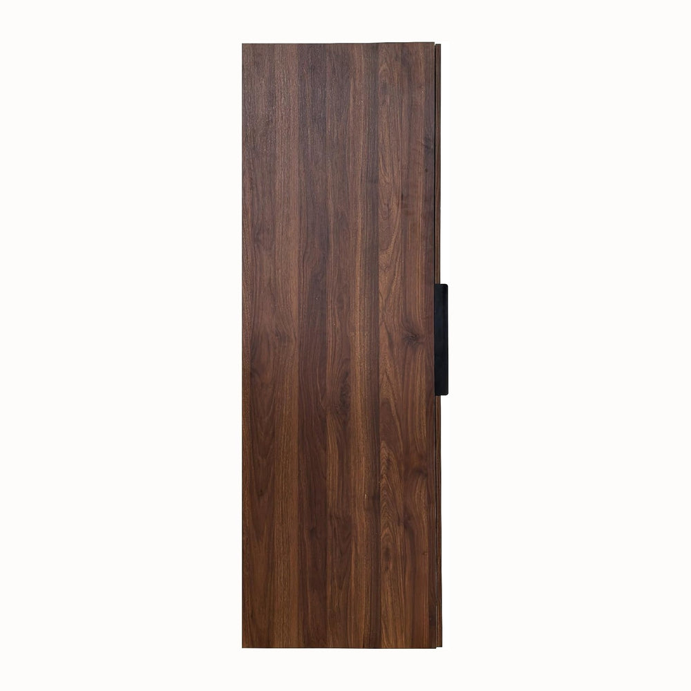 Brown Freestanding Kitchen Pantry Cabinet with Doors & Shelves - 5-Tier S...