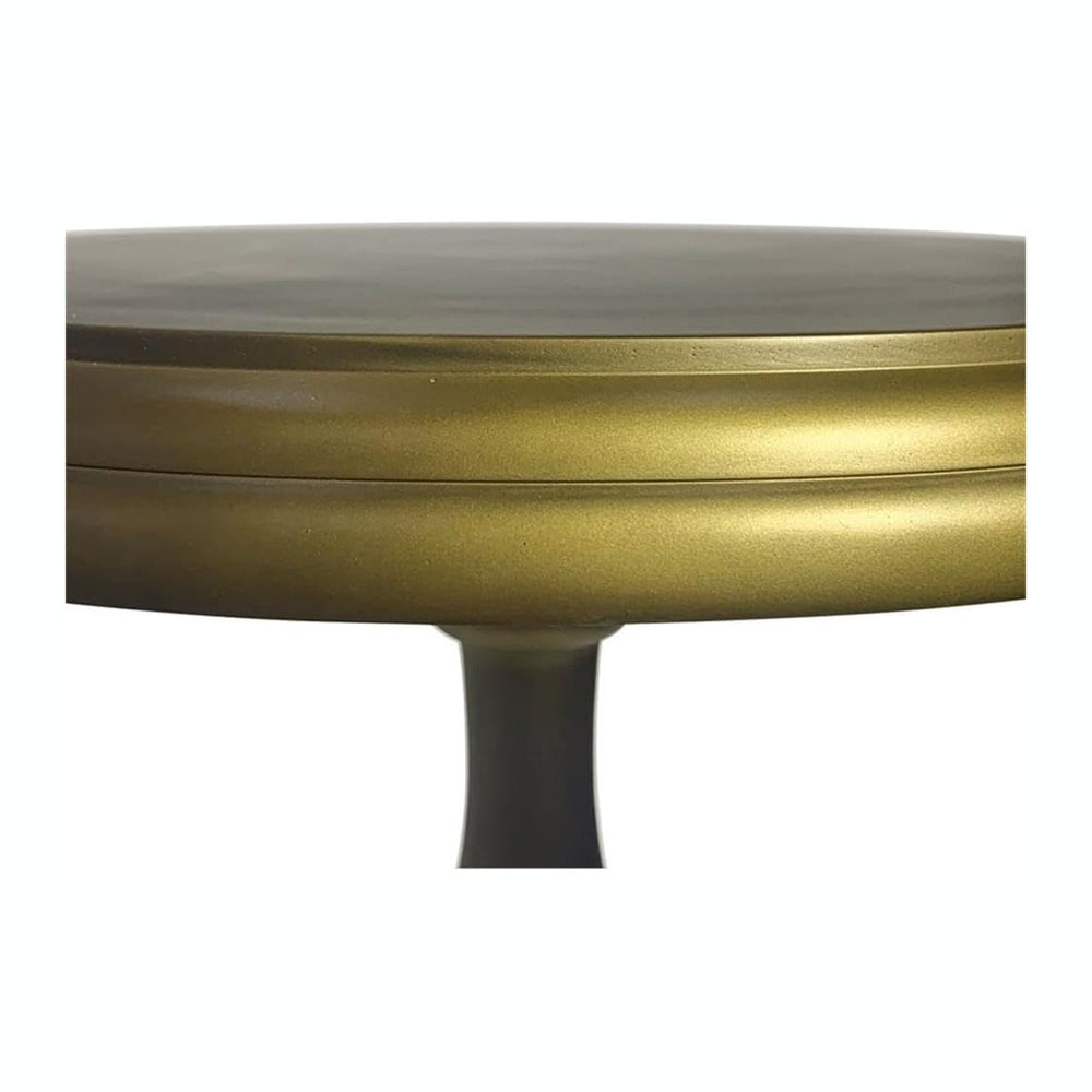 Carolina Chair & Table Pearson Round Accent Table - Elegant Aluminium Fra...