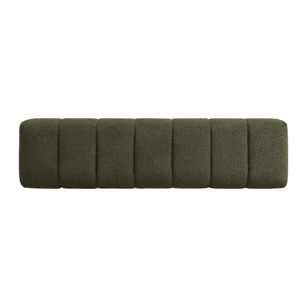 Christopher Knight Home Manila 64" Boucle Dining Bench, Upholstered Otto...