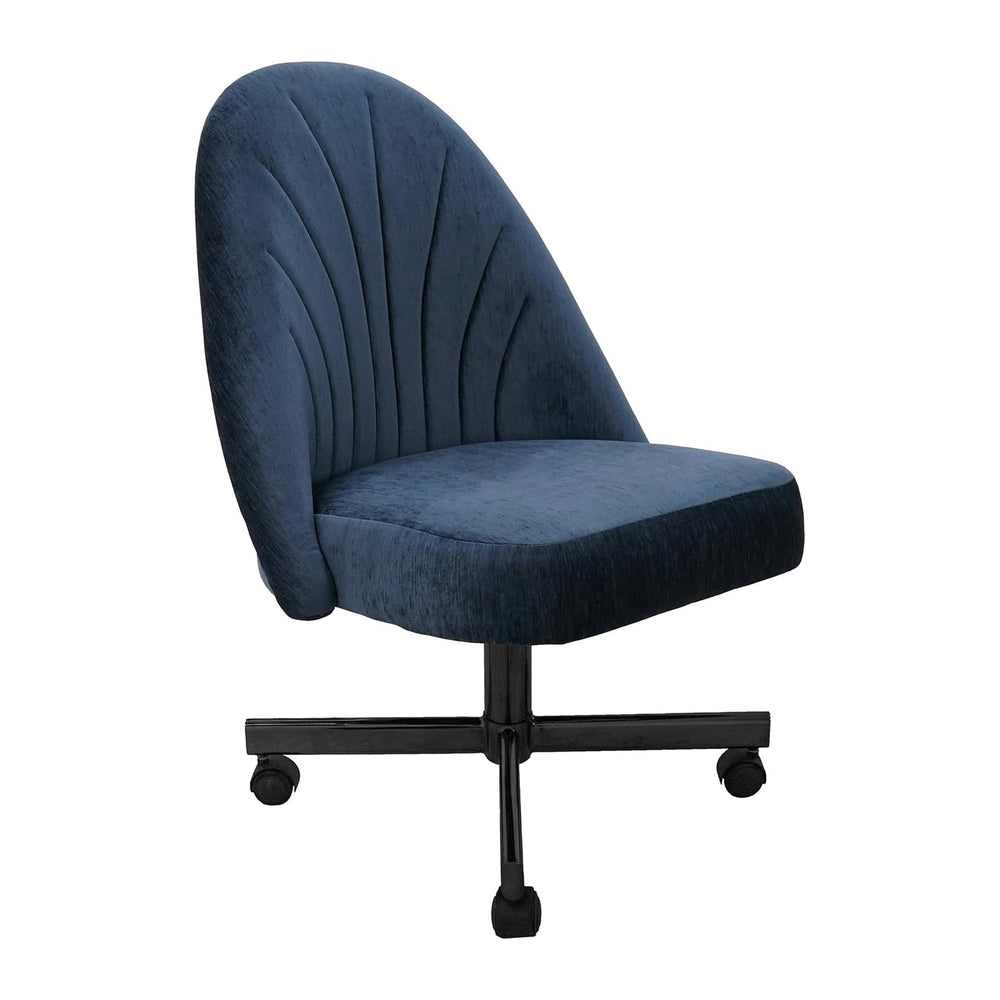 Chromcraft Set of 2 Chairs, Chairs with Soft Wheels for Kitchen Room
