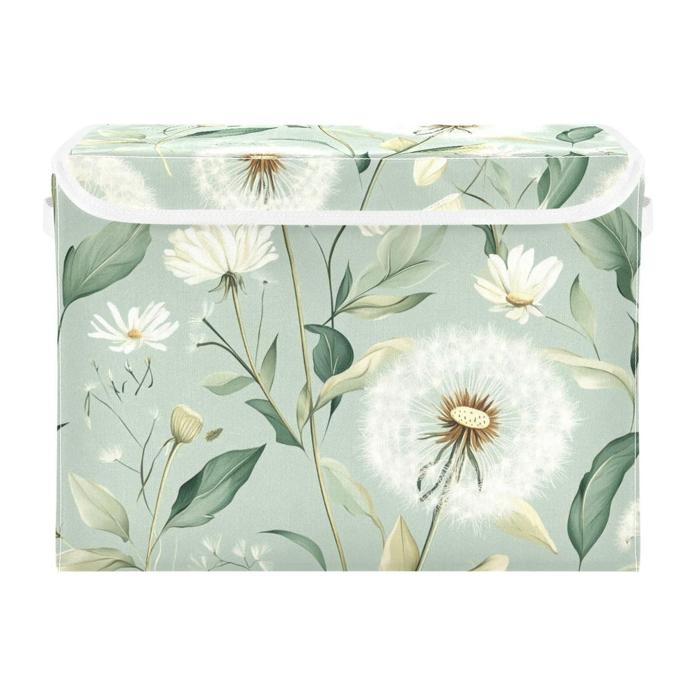 Collapsible Storage Bins with Lids Decorative Fabric Storage Cubes Closet Org...