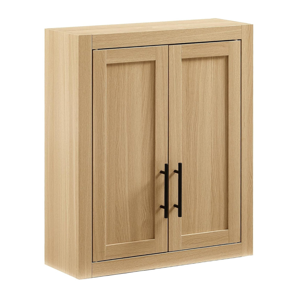 Crosley Furniture Savannah Wall Mounted Bathroom Storage Medicine Cabinet wit...