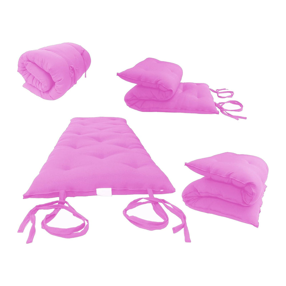 D&D Futon Furniture Cotton/Foam Traditional Japanese/Thai Floor Rolling F...